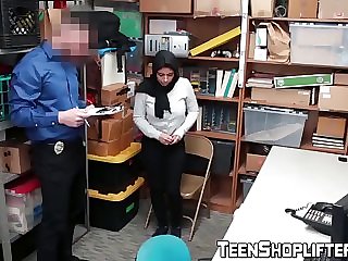 little teen thief gives her pussy to a cop for freedom
